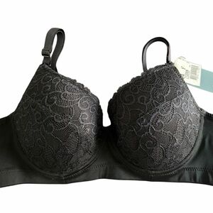 Elegant Black Lace Bra Leonisa new